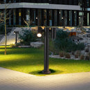 lampe de jardin double tête rotative éclairage créatif extérieur