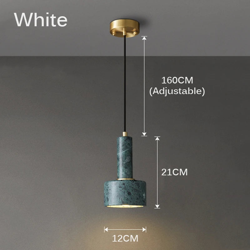 suspension en marbre pour décoration moderne intérieure