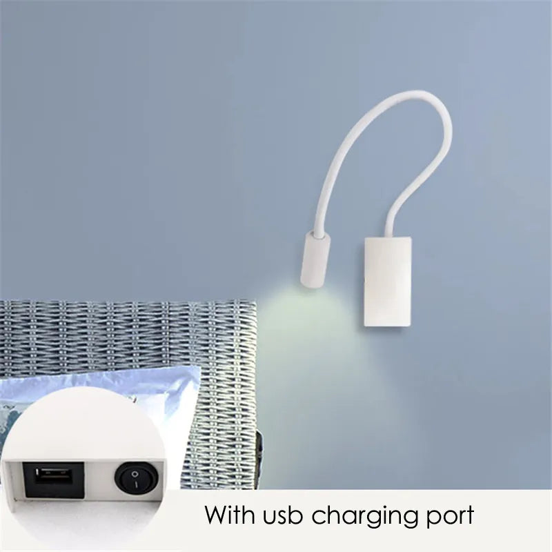applique lumière lecture flexible interrupteur - vue 4 sur 9