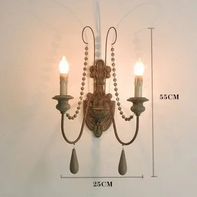 lustre en bois rétro pour décoration intérieure élégante - vue 13 sur 16