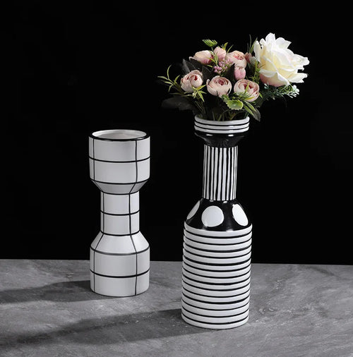 vase créatif nordique style abstrait pour arrangement floral - vue 7 sur 12
