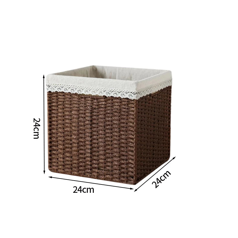 panier de pique-nique en osier pour rangement divers - vue 14 sur 21