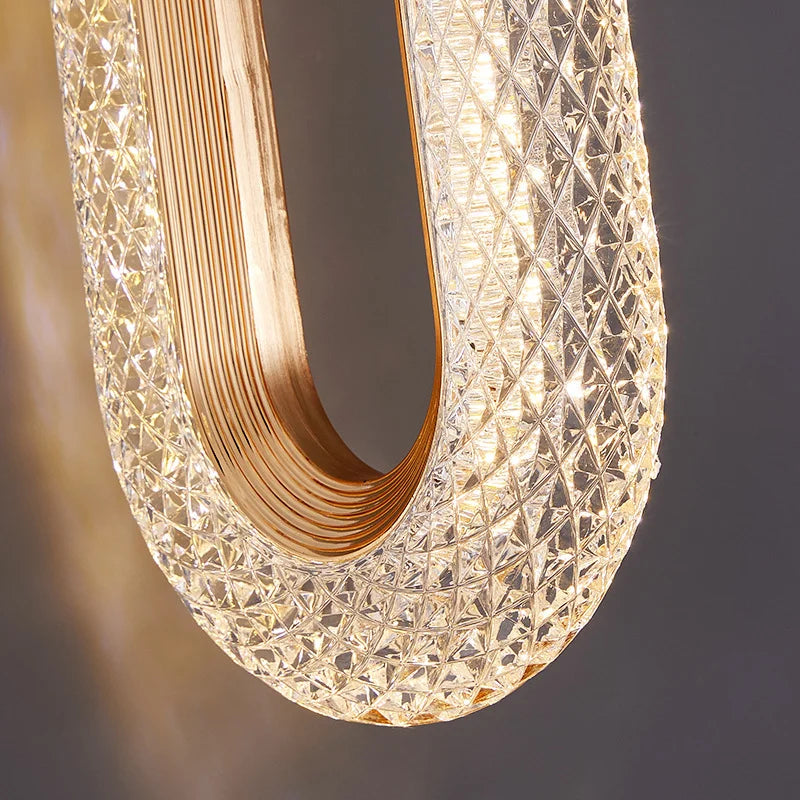 lustre led nordique décoration intérieure suspension - vue 5 sur 16