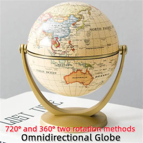 globe terrestre éducatif en anglais avec rotation 720 et 360 degrés - vue 5 sur 7
