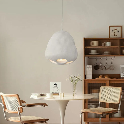 suspension Minimalisme nordique E27 LED lumières salle à manger Wabi Sabi décor à la maison - vue 4 sur 8
