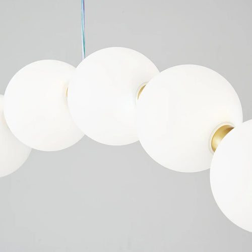 lustre acrylique suspendu pour cuisine bar et magasin - vue 7 sur 9