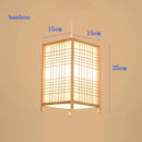 Suspension en bambou nordique moderne