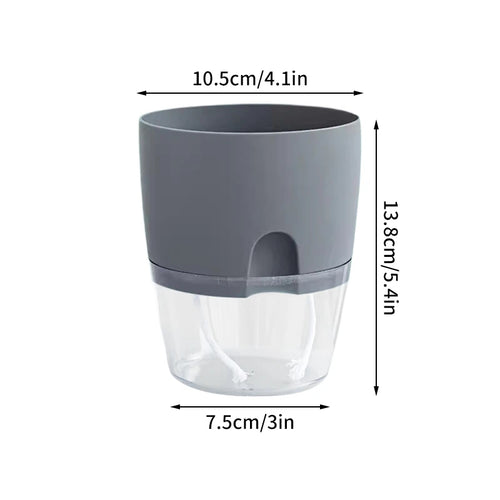 pot de fleurs auto-arrosant en plastique pour plantes succulentes - vue 12 sur 14