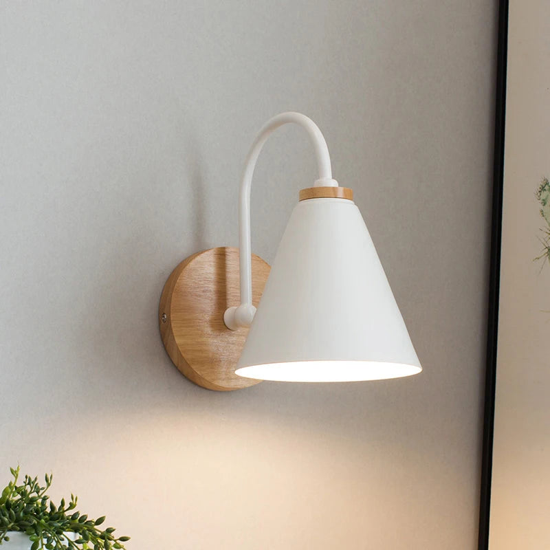 Applique murale nordique bois macaron - vue 4 sur 7