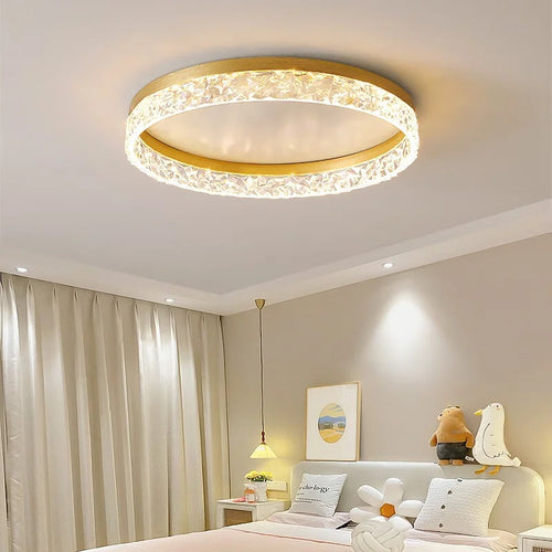plafonnier nordique moderne à leds réglable et brillant - vue 5 sur 15