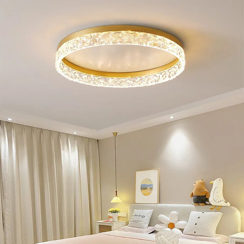 plafonnier nordique moderne à leds réglable et brillant - vue 5 sur 15