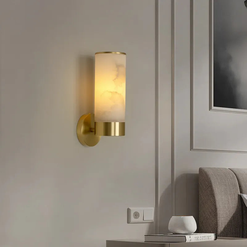 applique murale moderne cuivre salle luminaire - vue 4 sur 10