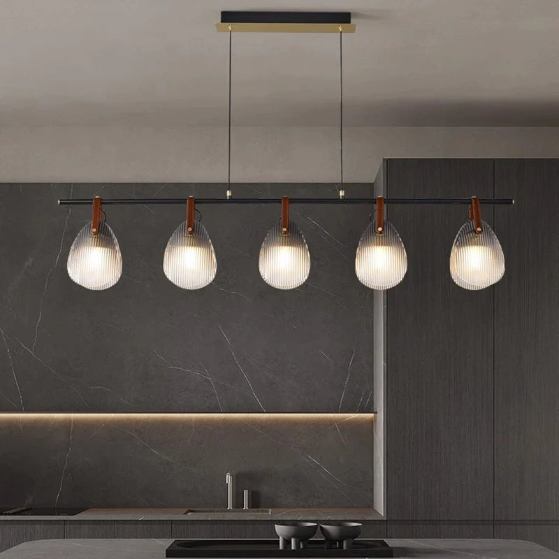 Lustre design led suspendues moderne décoratif intérieur - vue 4 sur 8