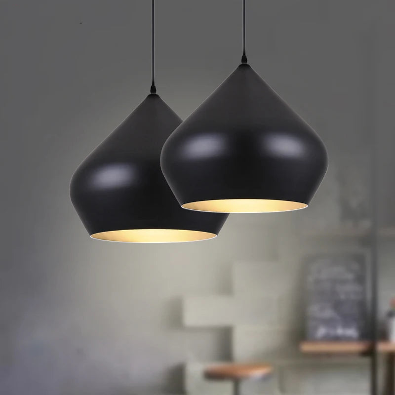 Modern Sleek Pendant Ceiling Lights, Suspension lamp for Kitchen Islands, Restaurant Tables, Home Room decorations Lighting - vue 1 sur 8