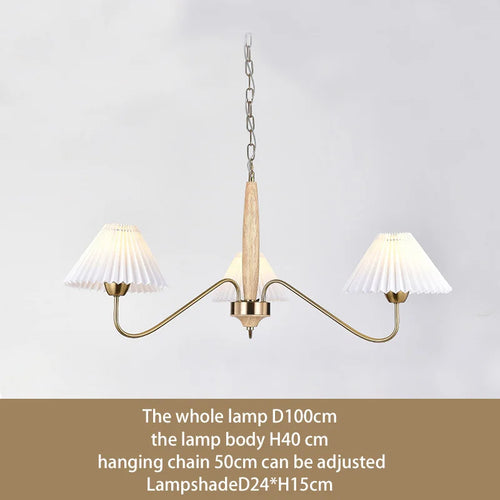 lustre élégant en bois pour cuisine et îlot luminaire suspension