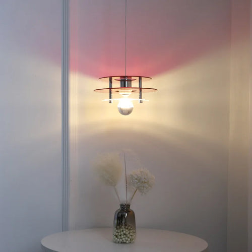 suspension ovni acrylique style nordique décoration maison - vue 4 sur 12