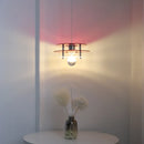 suspension nordique acrylique design ovni pour décoration intérieure