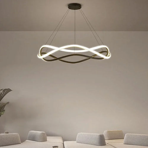 suspension LED design moderne idéale pour décoration intérieure - vue 6 sur 12