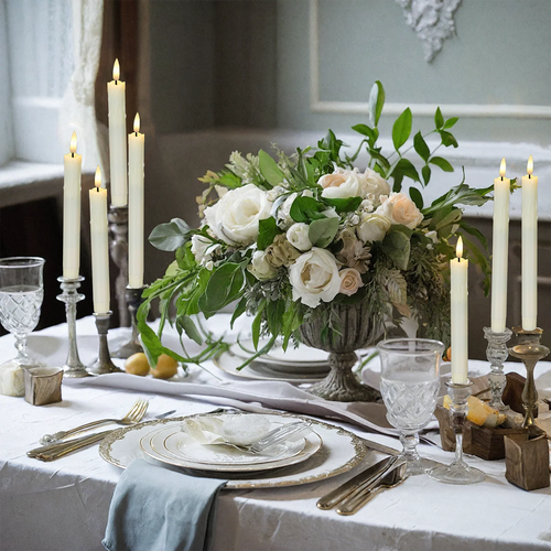 bougies LED décoratives scintillantes pour mariage et Halloween - vue 3 sur 14
