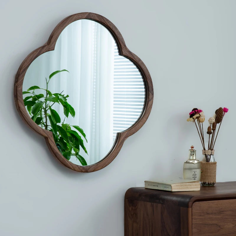 miroirs décoratifs en bois pour maquillage et décoration intérieure - vue 3 sur 7