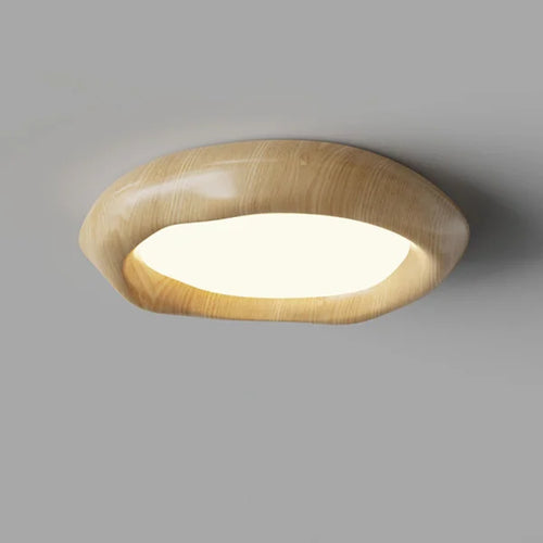 plafonnier créatif en bois pour éclairage agréable et protection des yeux - vue 12 sur 12