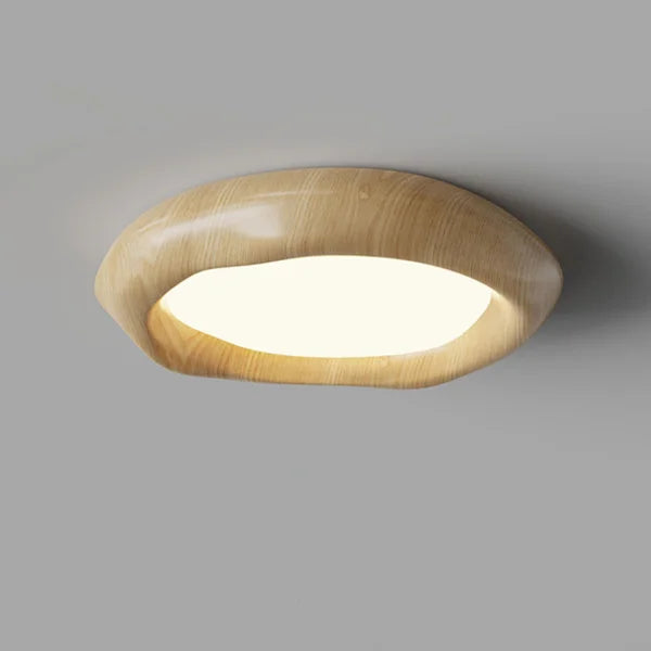 plafonnier créatif en bois pour éclairage agréable et protection des yeux - vue 11 sur 12