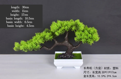 plante artificielle bonsaï en plastique pour décoration intérieure - vue 24 sur 41