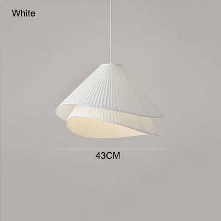 suspension LED en tissu design minimaliste art nordique