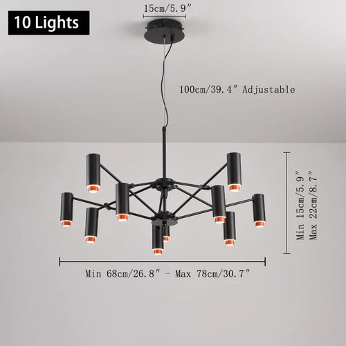 suspension moderne design pour éclairage intérieur élégant - vue 9 sur 8