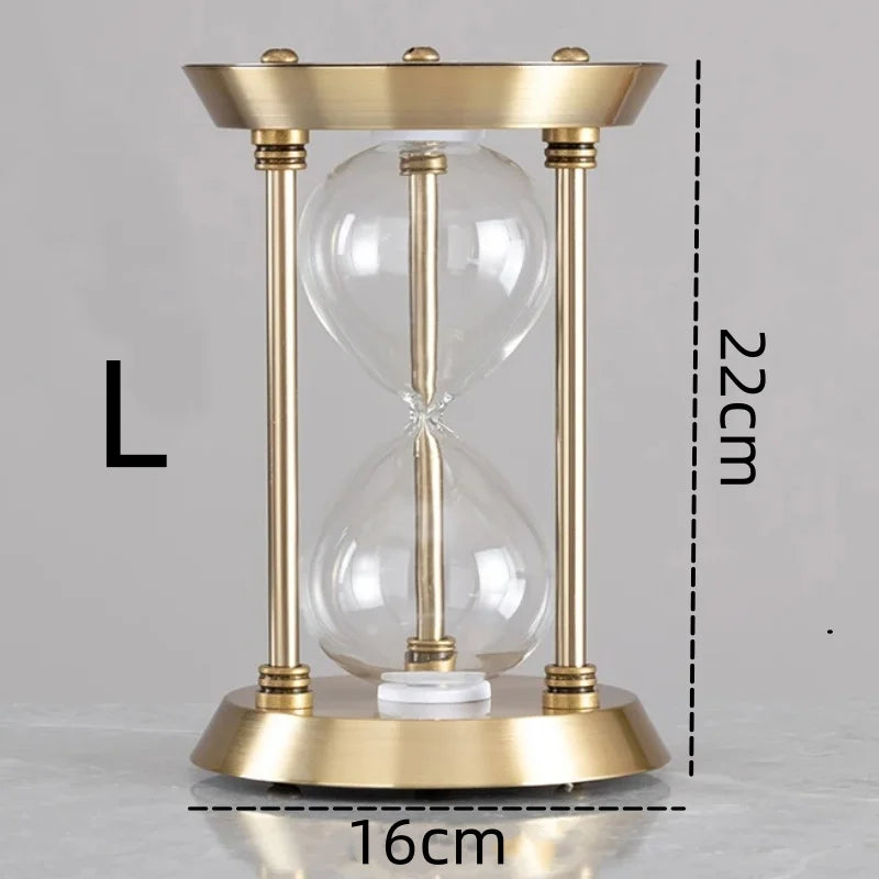 bouteille sablier en verre vintage décoration créative pour la maison