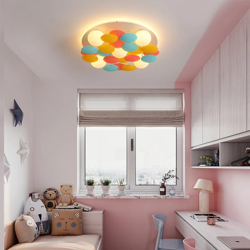 plafonnier led design romantique pour décoration artistique moderne - vue 2 sur 8