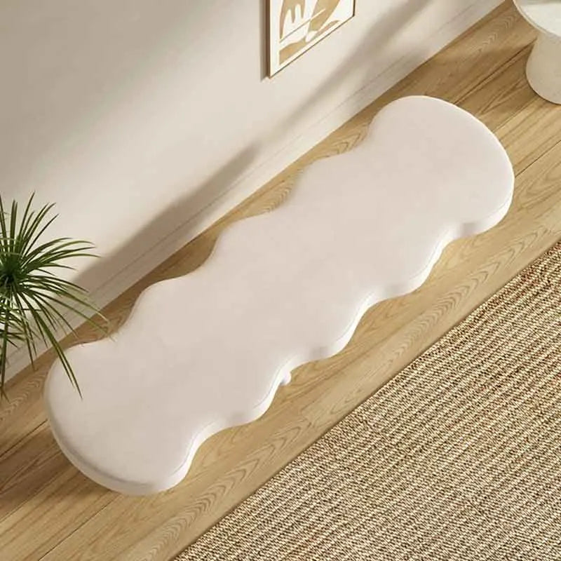 tabouret en velours nordique créatif pour loisirs et détente - vue 4 sur 10