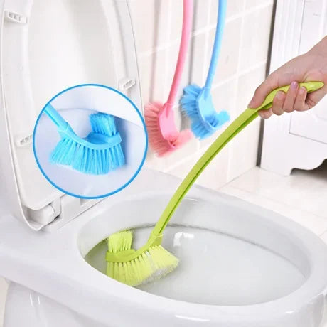 brosse de nettoyage en plastique à long manche pour coins difficiles - vue 2 sur 8