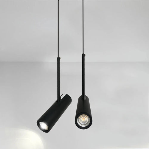 Nordique moderne LED suspension lampe salle à manger décor Restaurant Bar café chambre étude noir suspension lumières abat-jour réglable - vue 4 sur 10