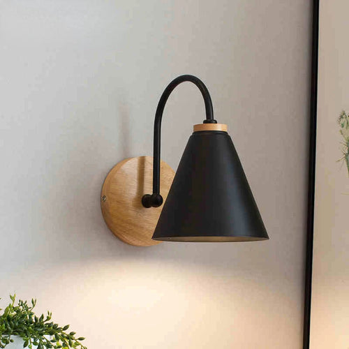 Applique murale nordique bois macaron - vue 4 sur 7