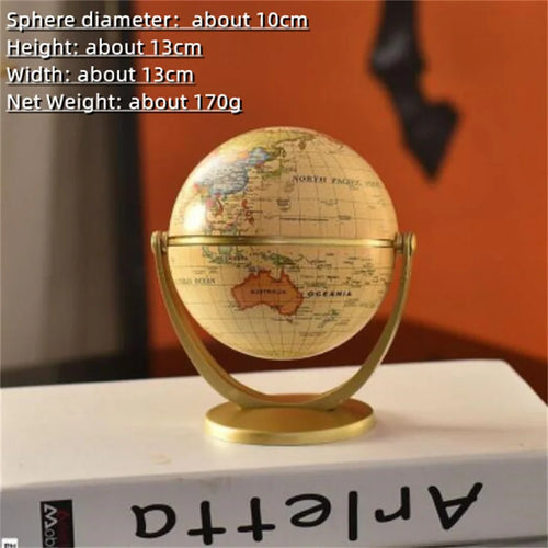 globe terrestre éducatif en anglais avec rotation 720 et 360 degrés - vue 2 sur 7