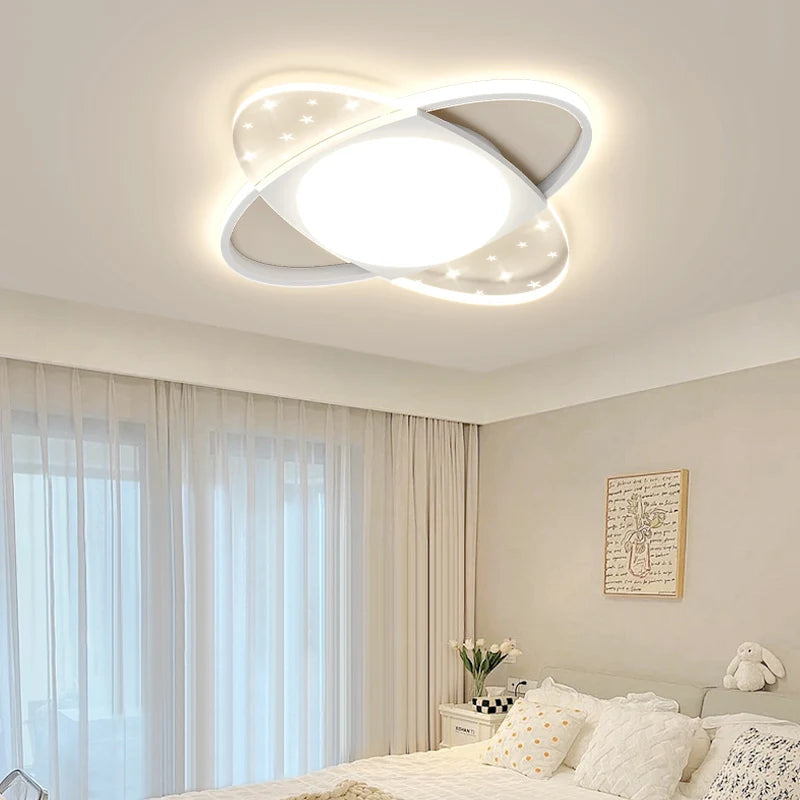 Lustre Led Plafonnier Chambre Intérieur Mince Moderne - vue 6 sur 14
