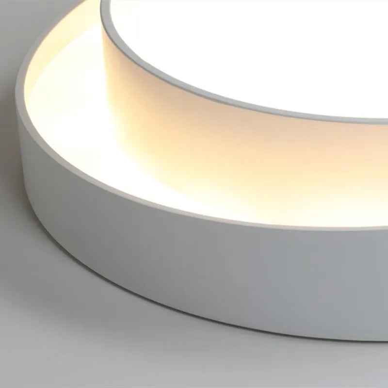 plafonnier rond moderne led design pour divers espaces - vue 6 sur 8