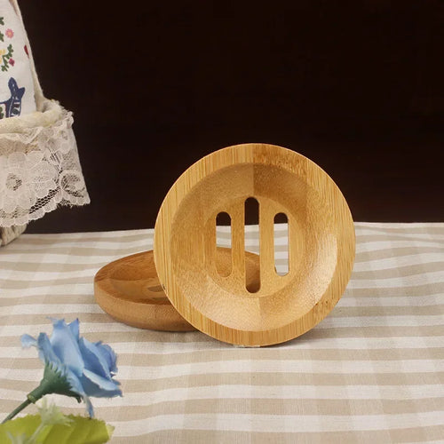 boîte à savon en bambou naturel pour salle de bain - vue 10 sur 11