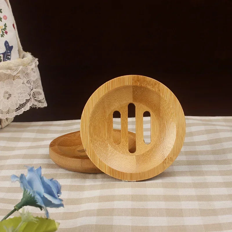 boîte à savon en bambou naturel pour salle de bain - vue 10 sur 11