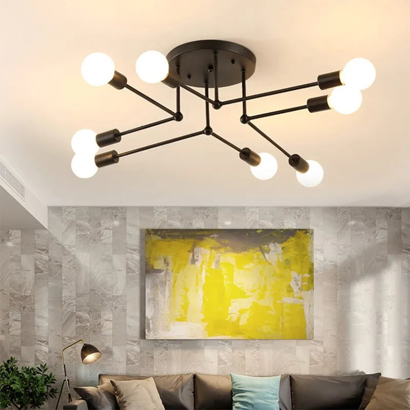 Plafonniers à plusieurs lampes moderne - vue 1 sur 12