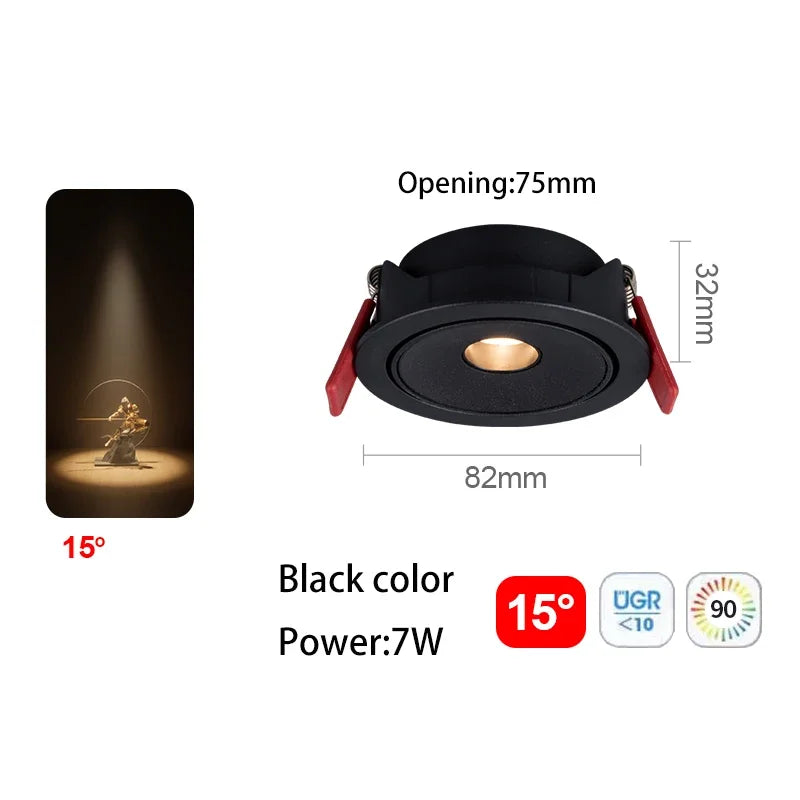 spot led ultra fin à angle de faisceau pour éclairage intérieur - vue 15 sur 24