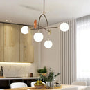 Lustre en verre design pour décoration d'intérieur