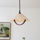 suspension rétro en tissu rétractable avec éclairage à led