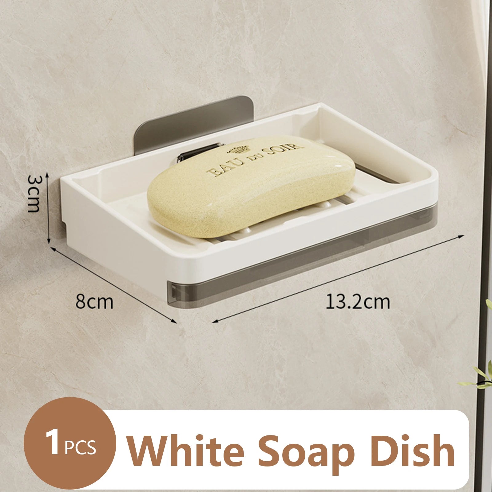 support mural pour porte-savon et accessoires de salle de bain - vue 14 sur 14