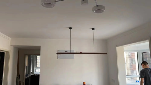 suspension en bois pour décoration intérieure moderne - vue 6 sur 10