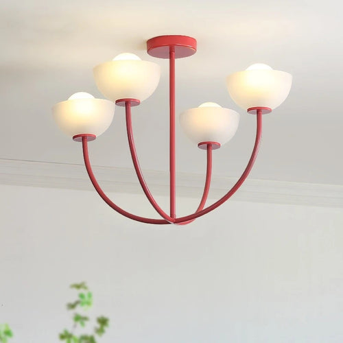lampe led vintage tulipe style campagnard pour café restaurant bar - vue 2 sur 7