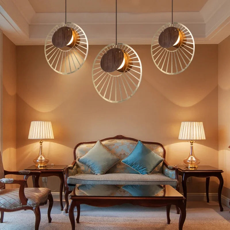 lustre nordique décoratif pour intérieur et café - vue 6 sur 7