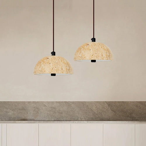 suspension led naturelle pour décoration intérieure moderne - vue 2 sur 6