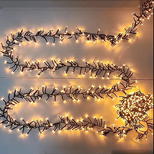 guirlande lumineuse de noël 2000 led étanche pour extérieur 8 modes - vue 2 sur 8